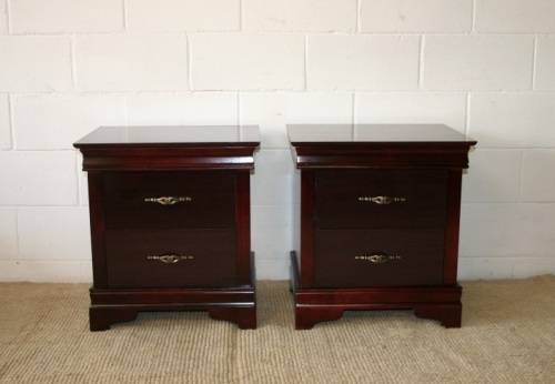 Two wonderful modern single drawer bedside pedestals in amazing condition - Price/pedestal