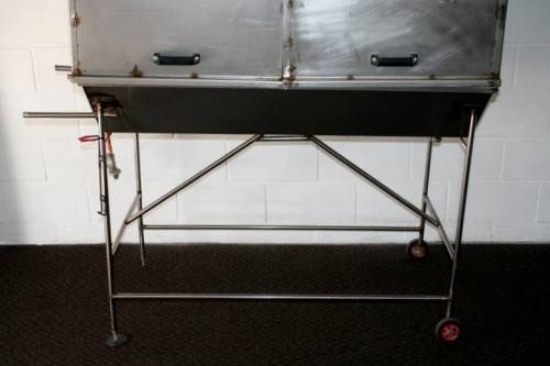 ***Catering business opportunity*** An awesome XL working stainless steel mobile gas spit braai