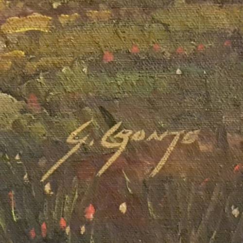A spectacular HUGE (140cm x 95cm) original signed & framed Gawie Cronje (1930 - 2007) oil painting