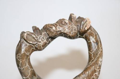 Lovely African sandstone giraffe carving/ figurine - perfect as an African themed display - RS17Sale
