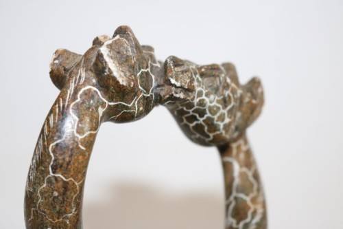 Lovely African sandstone giraffe carving/ figurine - perfect as an African themed display - RS17Sale