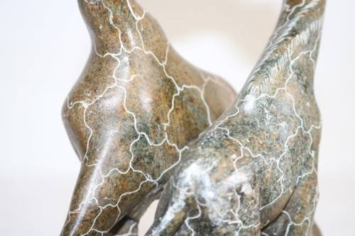 Lovely African sandstone giraffe carving/ figurine - perfect as an African themed display - RS17Sale