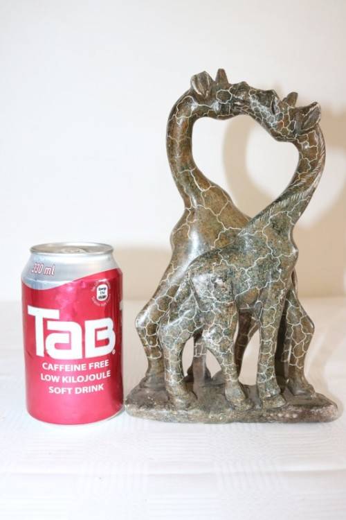 Lovely African sandstone giraffe carving/ figurine - perfect as an African themed display - RS17Sale