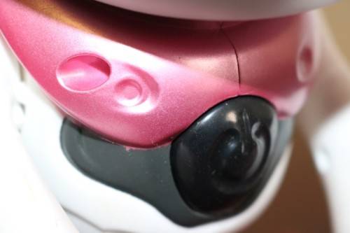 A pink "Tekno Kitty" intelligent robotic toy that interacts with its environment, great gift 4 kids!