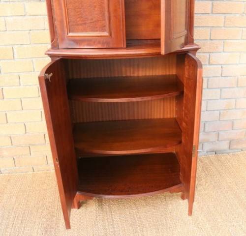 A stunning & stylish (tall) drinks cabinet with a fold-down serving shelf and loads of storage space