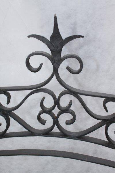 An awesome large wrought iron "Barney's Pub, Gold Reef City" signage wall frame with the bracket