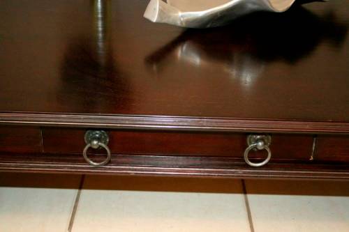 A beautifully made LARGE Indonesian Teak centre coffee table with gorgeous classic lines & a drawer