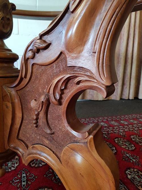 PRICE REDUCED! Antique Victorian Walnut dining room suite w exquisitely carved detailing - STUNNING