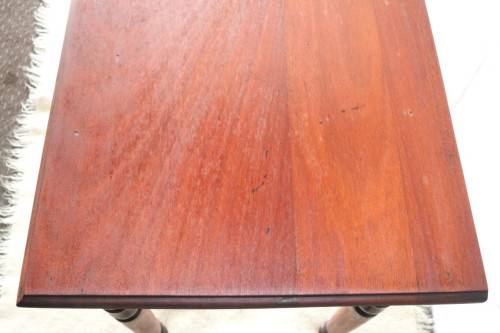 A gorgeous antique solid Teak occasional coffee table w/ three drawers - perfect for a lamp or vase