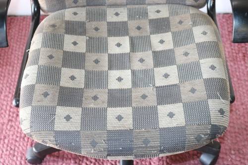 A comfortable fabric upholstered swivel office/ desk chair; would be ideal for home study - RS17Sale