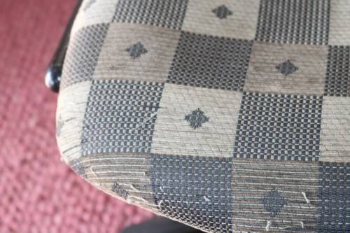 A comfortable fabric upholstered swivel office/ desk chair; would be ideal for home study - RS17Sale