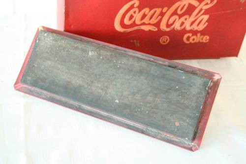 An extremely rare antique Coca-Cola (metal) lined cooler box for bottles in amazing condition