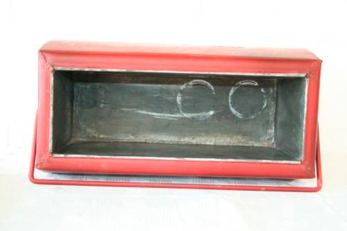 An extremely rare antique Coca-Cola (metal) lined cooler box for bottles in amazing condition