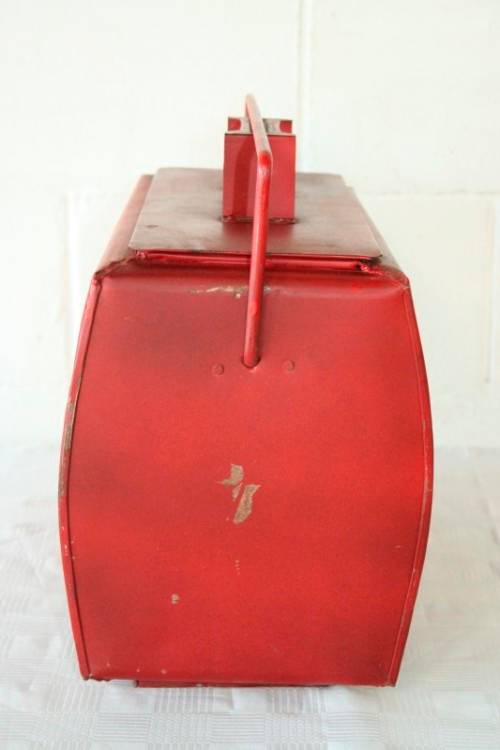 An extremely rare antique Coca-Cola (metal) lined cooler box for bottles in amazing condition