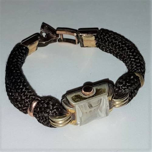 An incredible vintage Swiss made W. Allermann Montreux "Fond Acier" Inoxydable ladies wrist watch