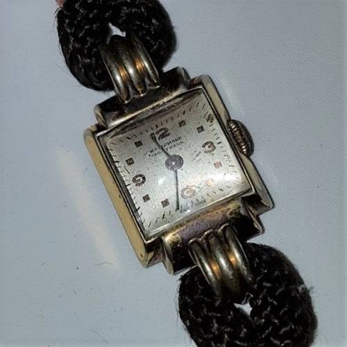 An incredible vintage Swiss made W. Allermann Montreux "Fond Acier" Inoxydable ladies wrist watch