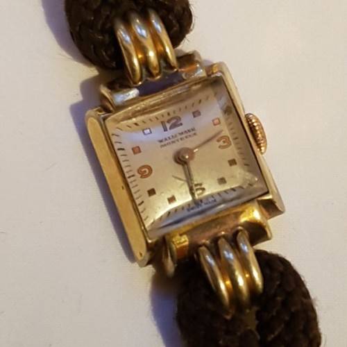 An incredible vintage Swiss made W. Allermann Montreux "Fond Acier" Inoxydable ladies wrist watch