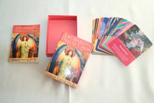 Doreen Virtue's "Archangel" boxed Oracle Cards - A 45 card deck and guidebook - RS17Sale