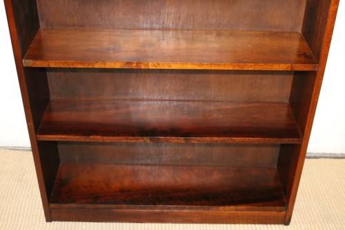 A wonderful Art Deco imbuia bookcase/ display cabinet with loads of shelf space - amazing!