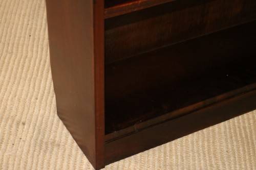 A wonderful Art Deco imbuia bookcase/ display cabinet with loads of shelf space - amazing!