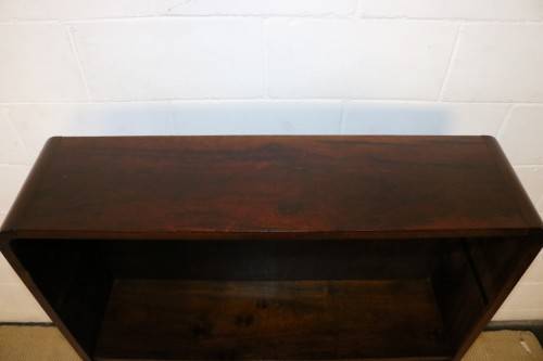 A wonderful Art Deco imbuia bookcase/ display cabinet with loads of shelf space - amazing!