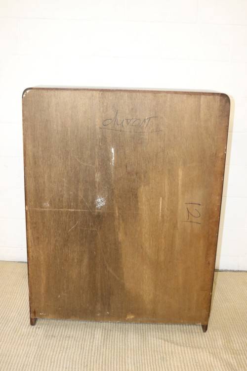 A wonderful Art Deco imbuia bookcase/ display cabinet with loads of shelf space - amazing!