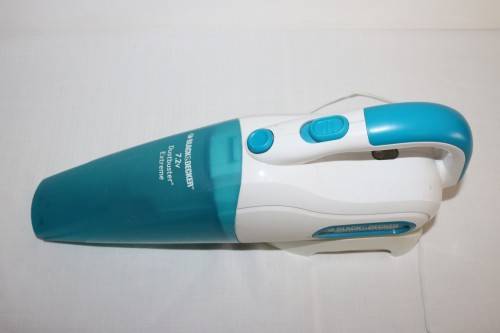 A very useful Black & Decker 7.2V "Dustbuster Extreme" hand-held wet and dry cordless vacuum cleaner