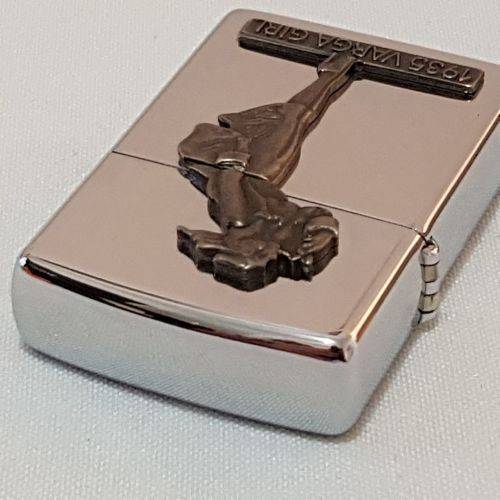A magnificent 1993 "The Varga Girl 1935" Zippo windproof lighter in original box - very collectable!