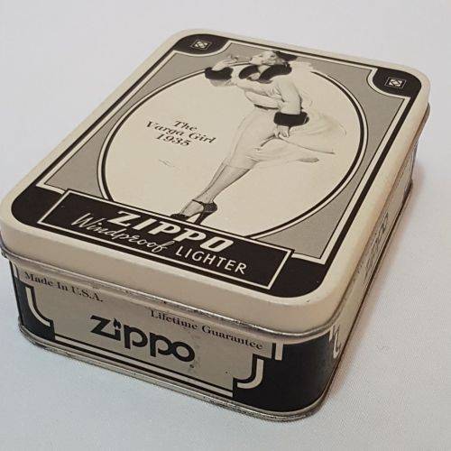 A magnificent 1993 "The Varga Girl 1935" Zippo windproof lighter in original box - very collectable!