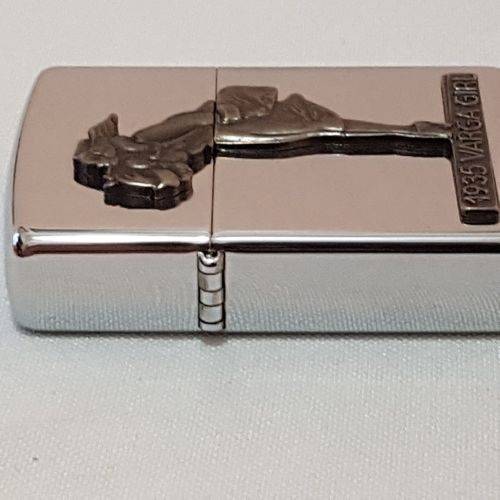 A magnificent 1993 "The Varga Girl 1935" Zippo windproof lighter in original box - very collectable!
