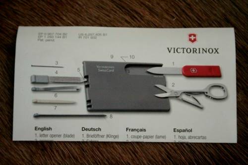 An awesome collectable Victorinox 125 year anniversary Special Edition Swiss Card knife & wallet