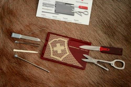 An awesome collectable Victorinox 125 year anniversary Special Edition Swiss Card knife & wallet