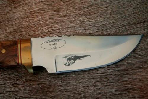 **RS17** A rare limited edition original S. Mackrill custom made African Big Five hunting knife set