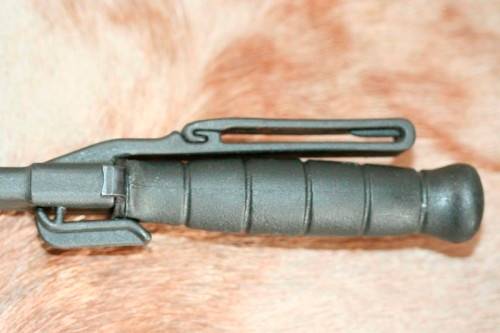 An awesome original Austrian made (Black) Glock 78 Tactical-Survival knife in its sheath/ scabbard