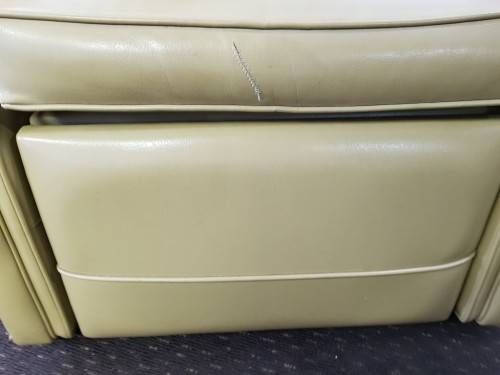 A beautiful 1970's retro recliner chair, fantastic in a sun room, patio, porch - very stylish!!