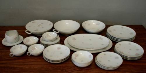 An incredible original vintage "Thomas" of Germany (Rosenthal) fine porcelain dinner service