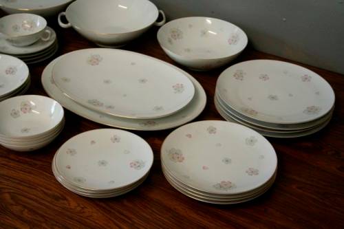An incredible original vintage "Thomas" of Germany (Rosenthal) fine porcelain dinner service