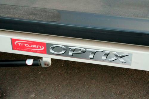An incredible computerised original "Trojan" Optix Fold-able treadmill with hand-bar speed controls