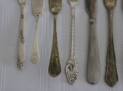 Awesome collection of 13x assorted vintage speciality knives incl. pate, butter, cheese - RS17Sale