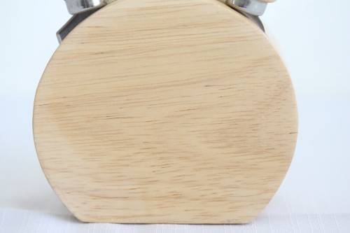 A wonderful stainless steel cheese knives and fork set in a wooden holder - an amazing gift!