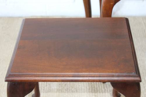 A lovely set of Imbuia stacking/ nesting tables, stunning in any living area in the home!
