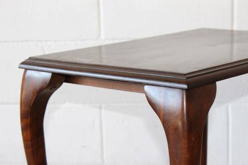 A lovely set of Imbuia stacking/ nesting tables, stunning in any living area in the home!