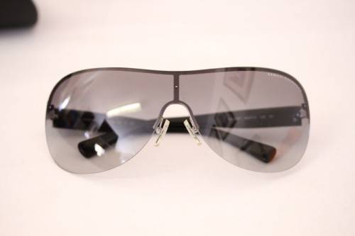 A stunning pair of black Armani Exchange (model AX2007) unisex sunglasses in its original case