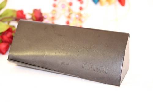 **RS17** A stylish original Fendi ladies black and silver sunglasses in its original hard case