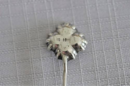 An incredible antique (1919) George V hallmarked sterling silver Colin Cheshire mustard/ mint spoon