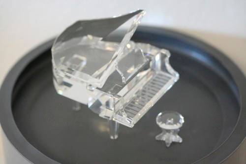 **RS17** A  retired Swarovski (No174506) crystal Piano in its original box in superb condition