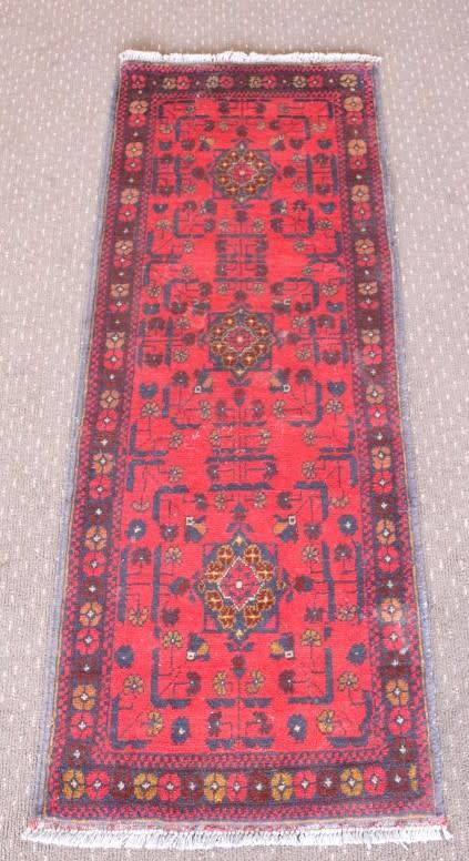 An incredible and beautifully made (154cm x 54cm) Pakistani Bokhara carpet in beautiful condition