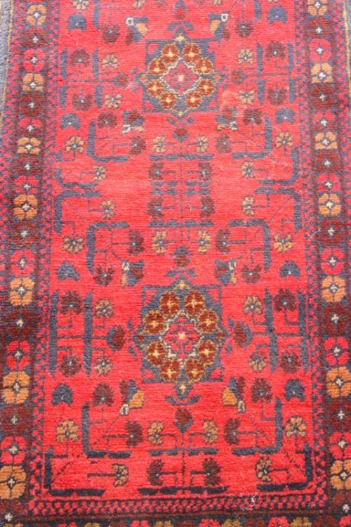 An incredible and beautifully made (154cm x 54cm) Pakistani Bokhara carpet in beautiful condition