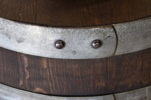 Original solid French Oak wine barrels with the original hoops in good condition!