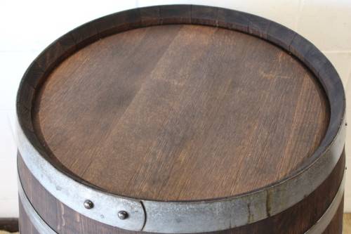 Original solid French Oak wine barrels with the original hoops in good condition!